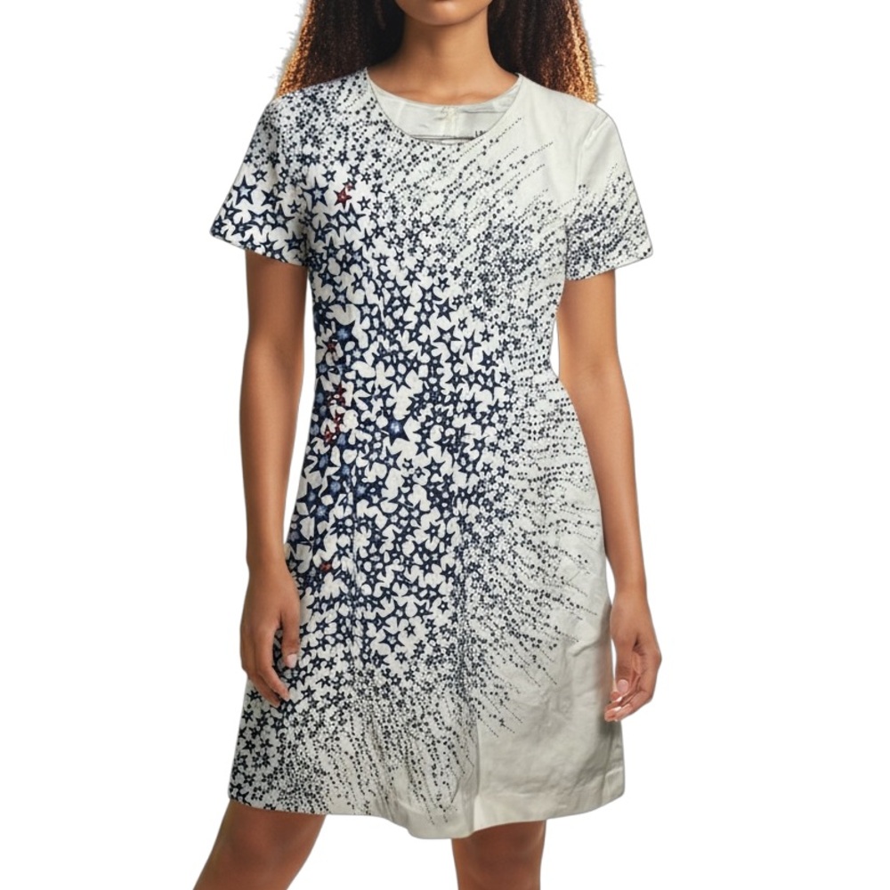 Lands’End Womens 4th Of july Dress Us Stars